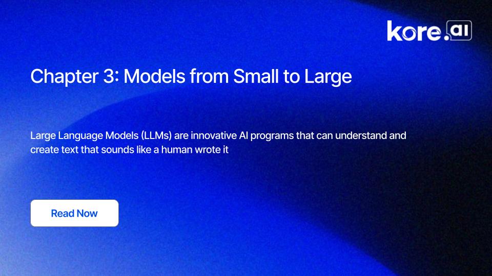 Generative AI 101   Chapter 3 Models From Small To Large
