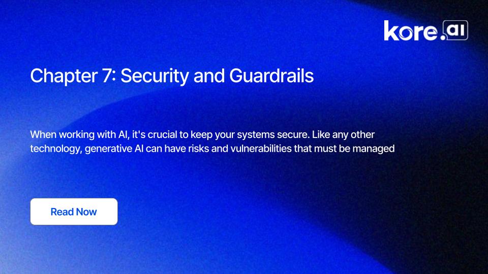 Generative AI 101   Chapter 7 Security And Guardrails