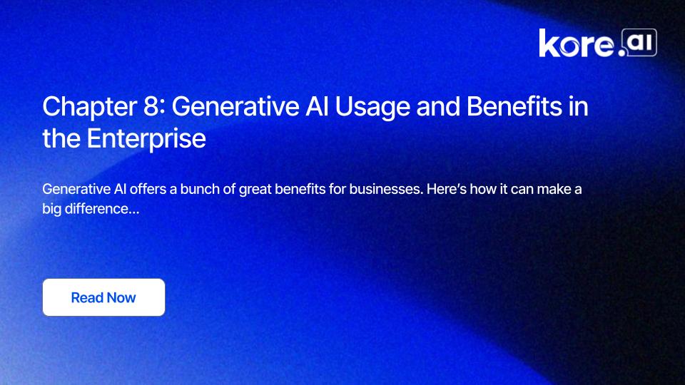 Generative AI 101   Chapter 8 Generative AI Usage And Benefits In The Enterprise
