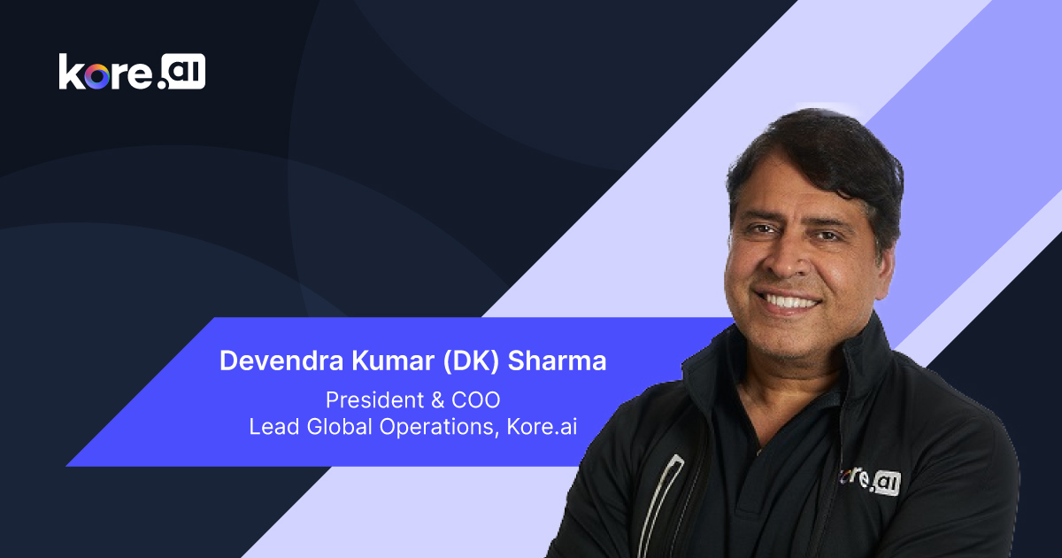 Kore.ai Appoints Former Citigroup International CIO As President & COO To Lead Global Operations